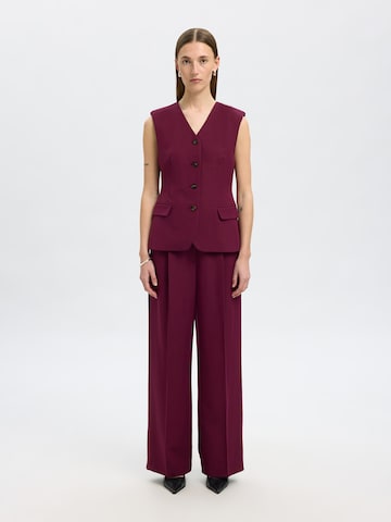 SELECTED - Colete de fato 'SLFFEDORA' em roxo
