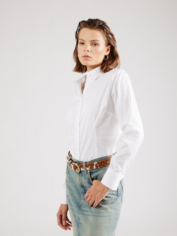 ZABAIONE - Blusa 'He44llen' em branco: frente