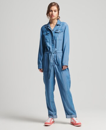 Superdry Jumpsuit in Blue: front