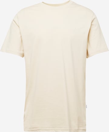 T-Shirt 'GERRY' SELECTED HOMME en beige : devant