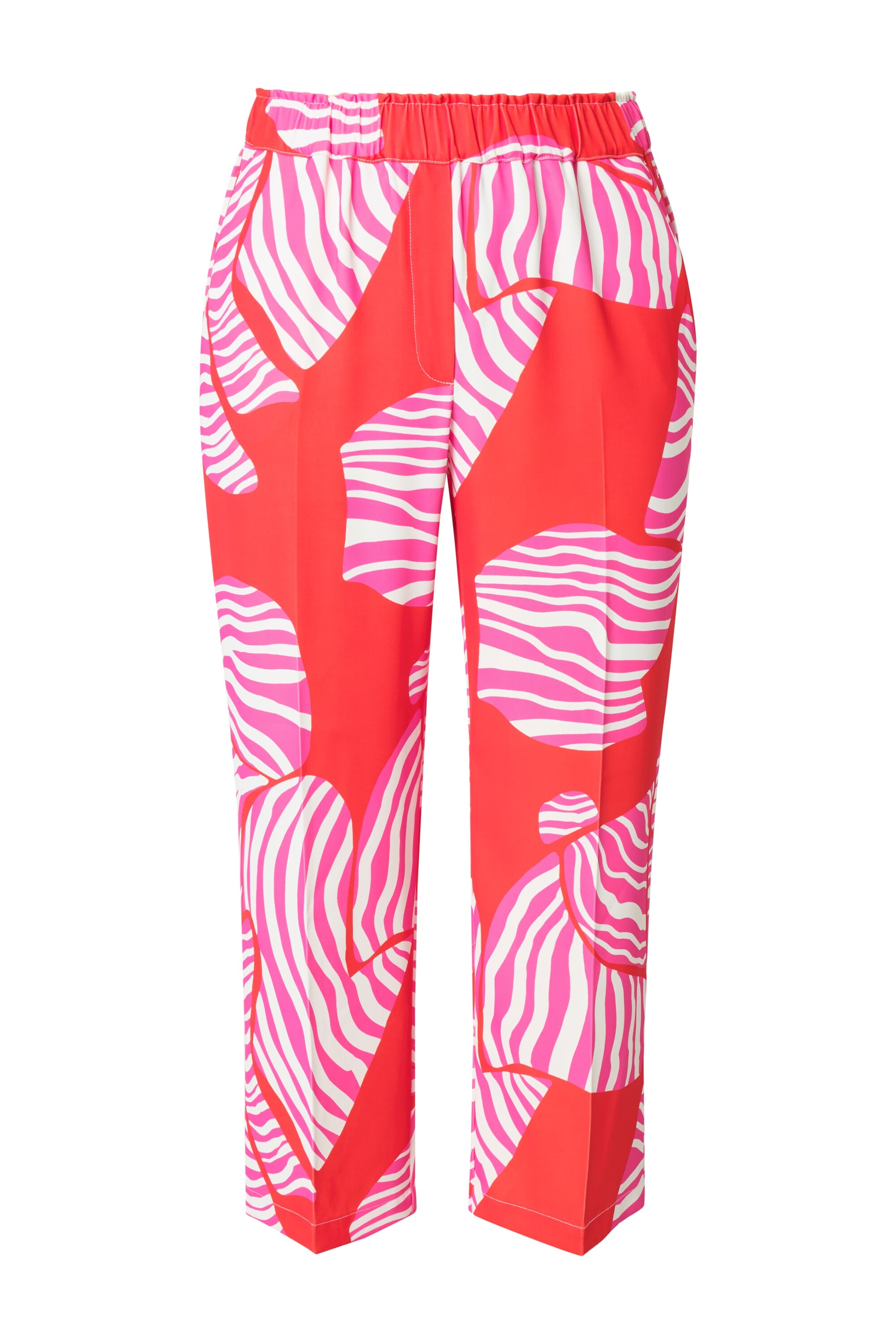 Ulla Popken Regular Pants in Red: front