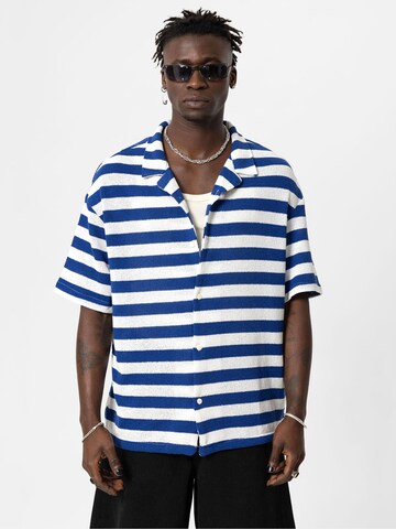 Comfort fit Camicia di VAMOS CLO in blu: frontale