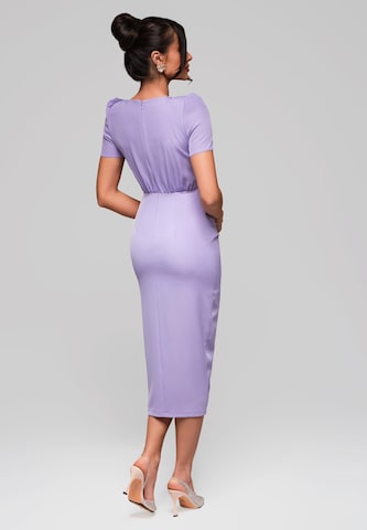 Ombre Avondjurk 'Clara' in Lila