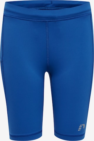 Coupe slim Pantalon de sport Newline en bleu : devant