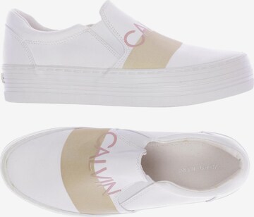 Calvin Klein Jeans Sneakers & Trainers in 39 in White: front