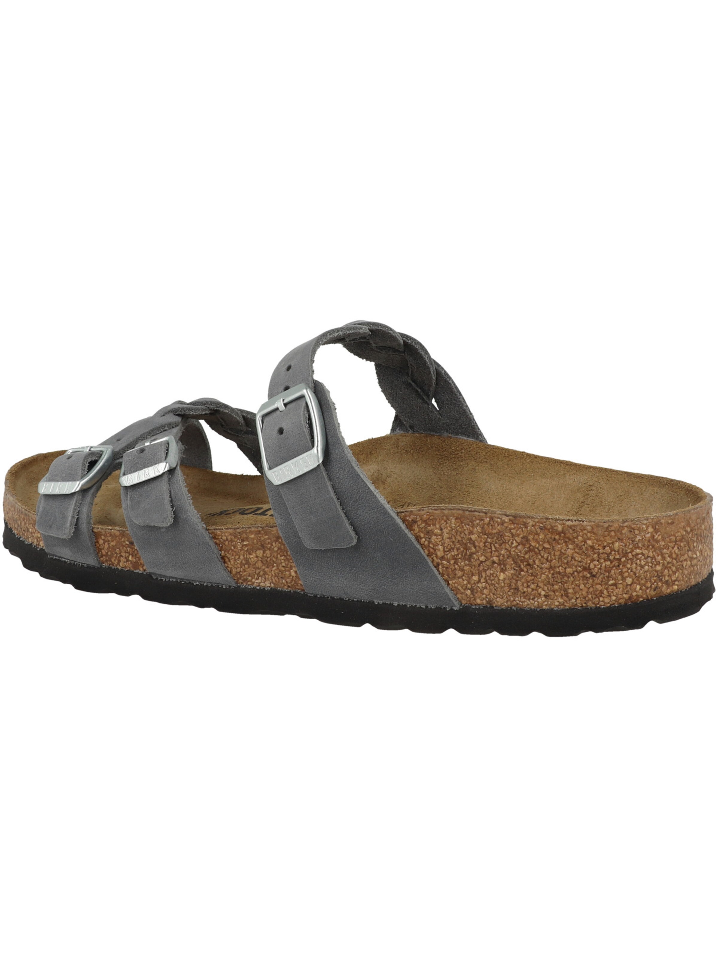 BIRKENSTOCK - Sandálias com tiras em cinzento
