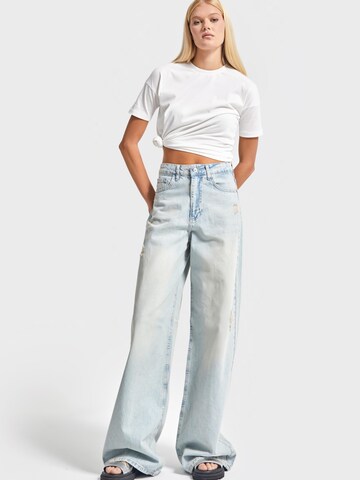 IT'S BASIC Loosefit Jeans 'Skater High Rise Jeans' in Blauw