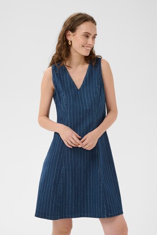 CULTURE - Vestido 'CUMai Renny ' em azul: frente