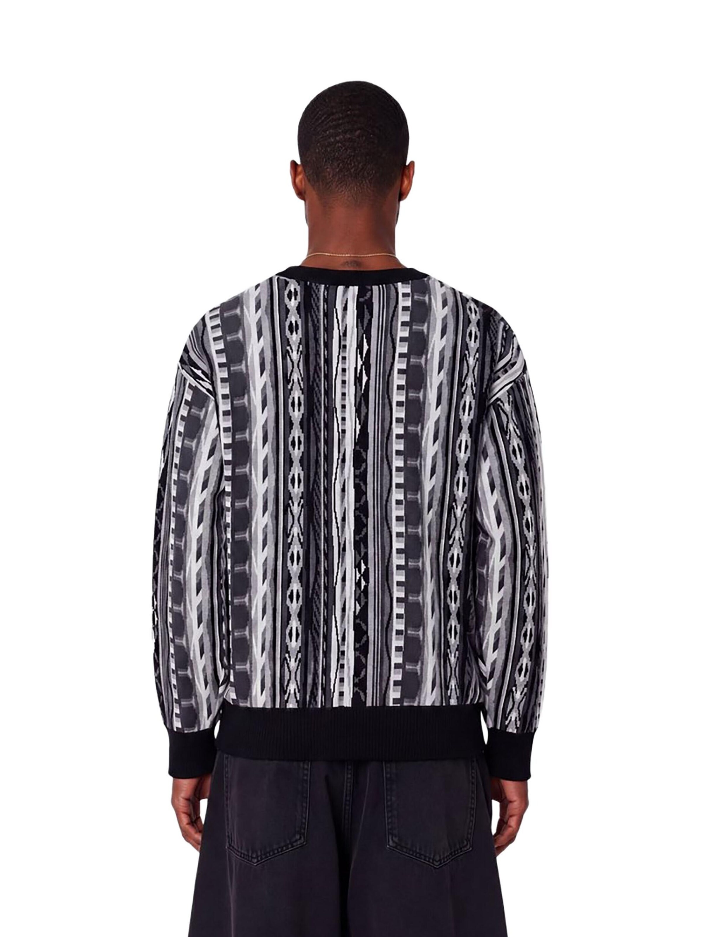 Colucci Sweater 'AOP' in Black