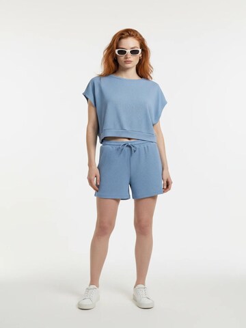 No Matter What Shirt in Blauw