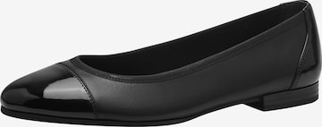 TAMARIS Ballet Flats in Black: front