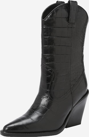 Bottes de cowboy 'New Kole' BRONX en noir : devant