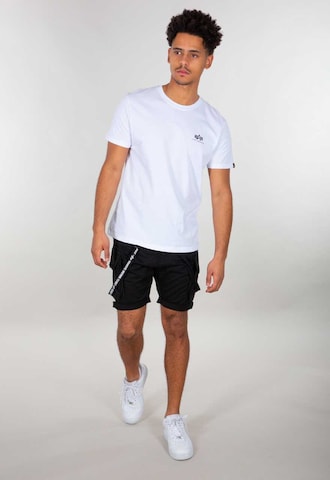 ALPHA INDUSTRIES Дънки Tapered Leg Карго панталон в черно