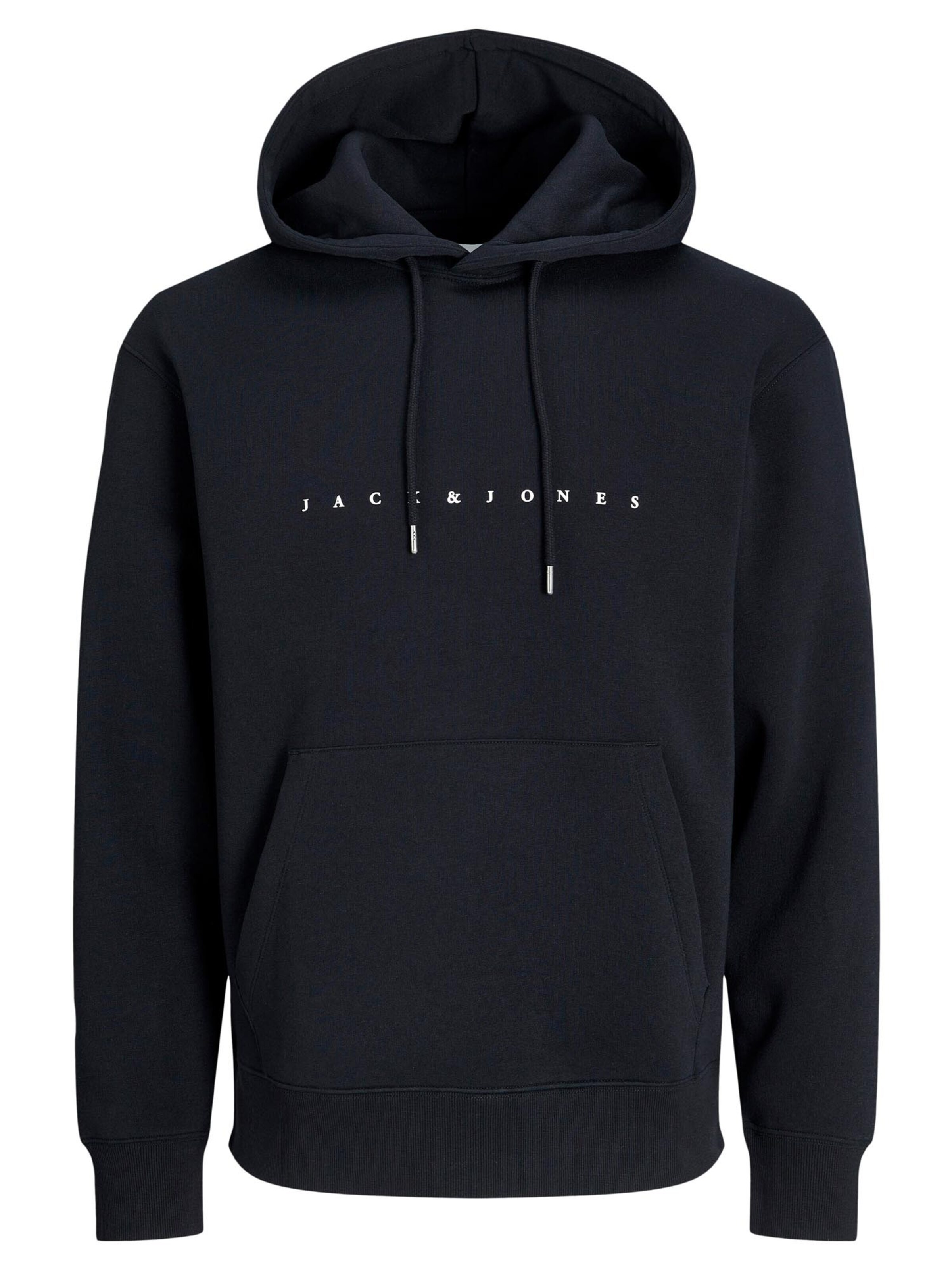 JACK & JONES Sweatshirt 'Star'‌ in Schwarz: Vorderseite