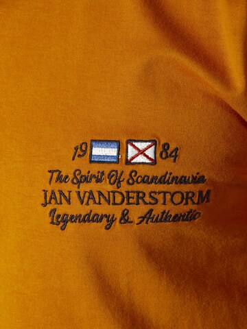 Jan Vanderstorm Shirt 'Haftor' in Orange