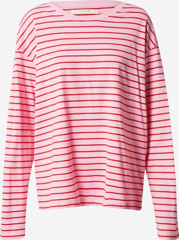 Lindex - Camiseta 'Ellen' en rosa: frente