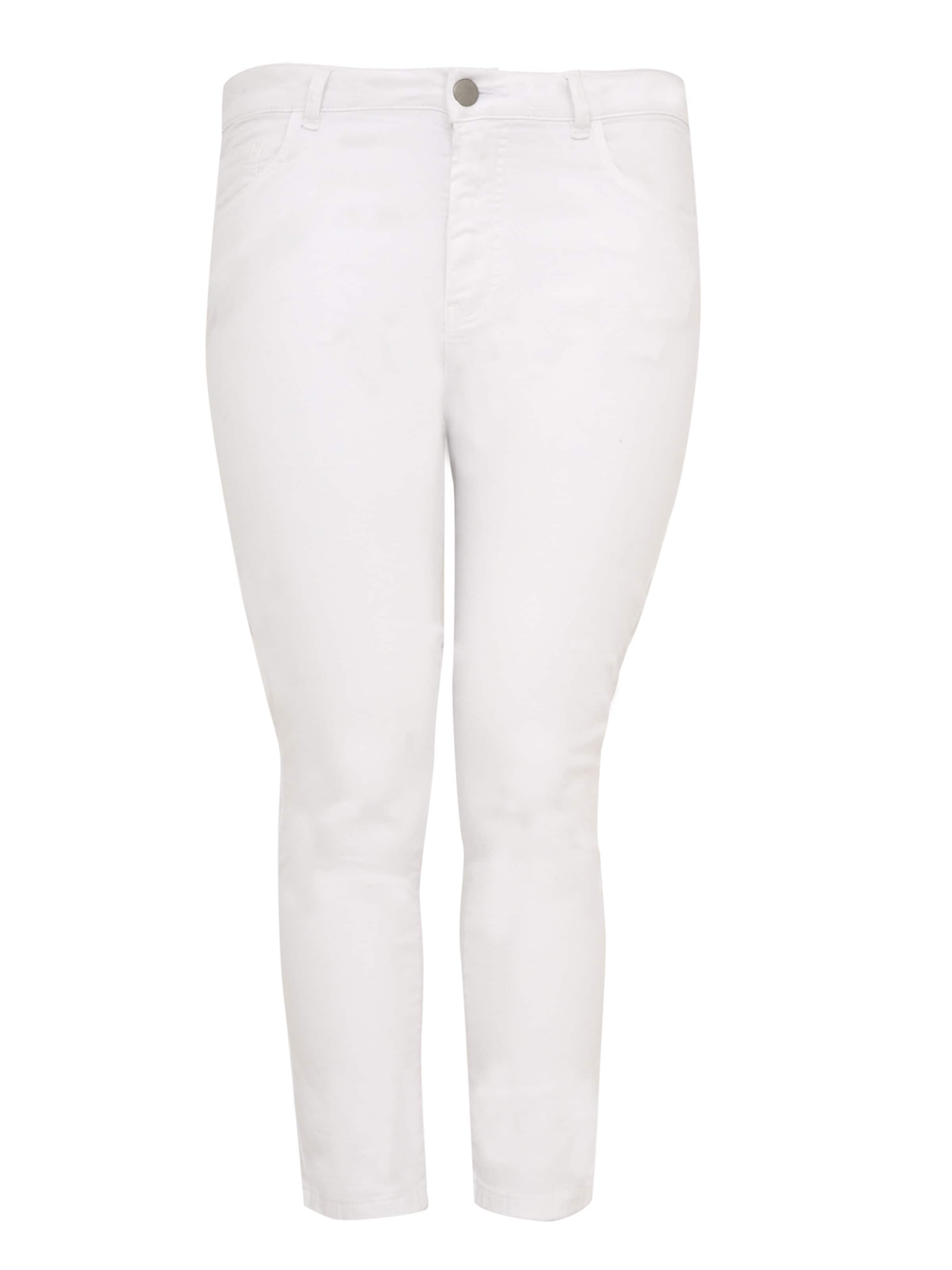 YOEK Slim fit Jeans in White: front