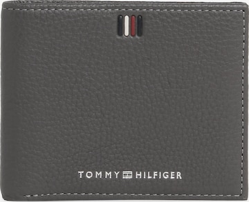 TOMMY HILFIGER Portemonnee 'Central' in Grijs: voorkant