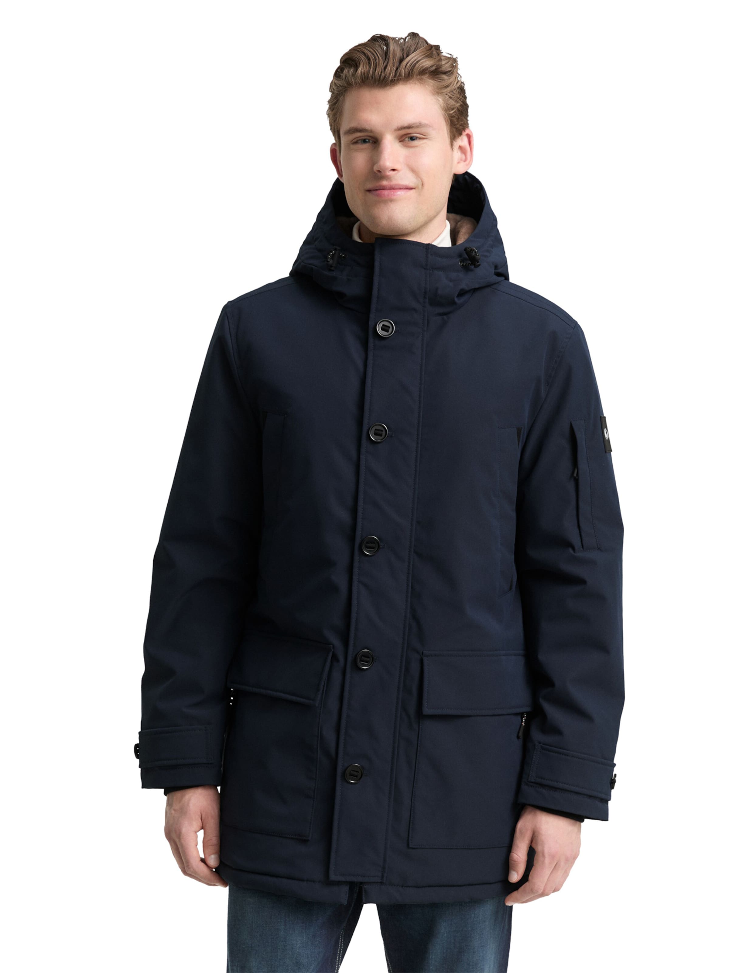 TOM TAILOR Winterparka in Blau: Vorderseite