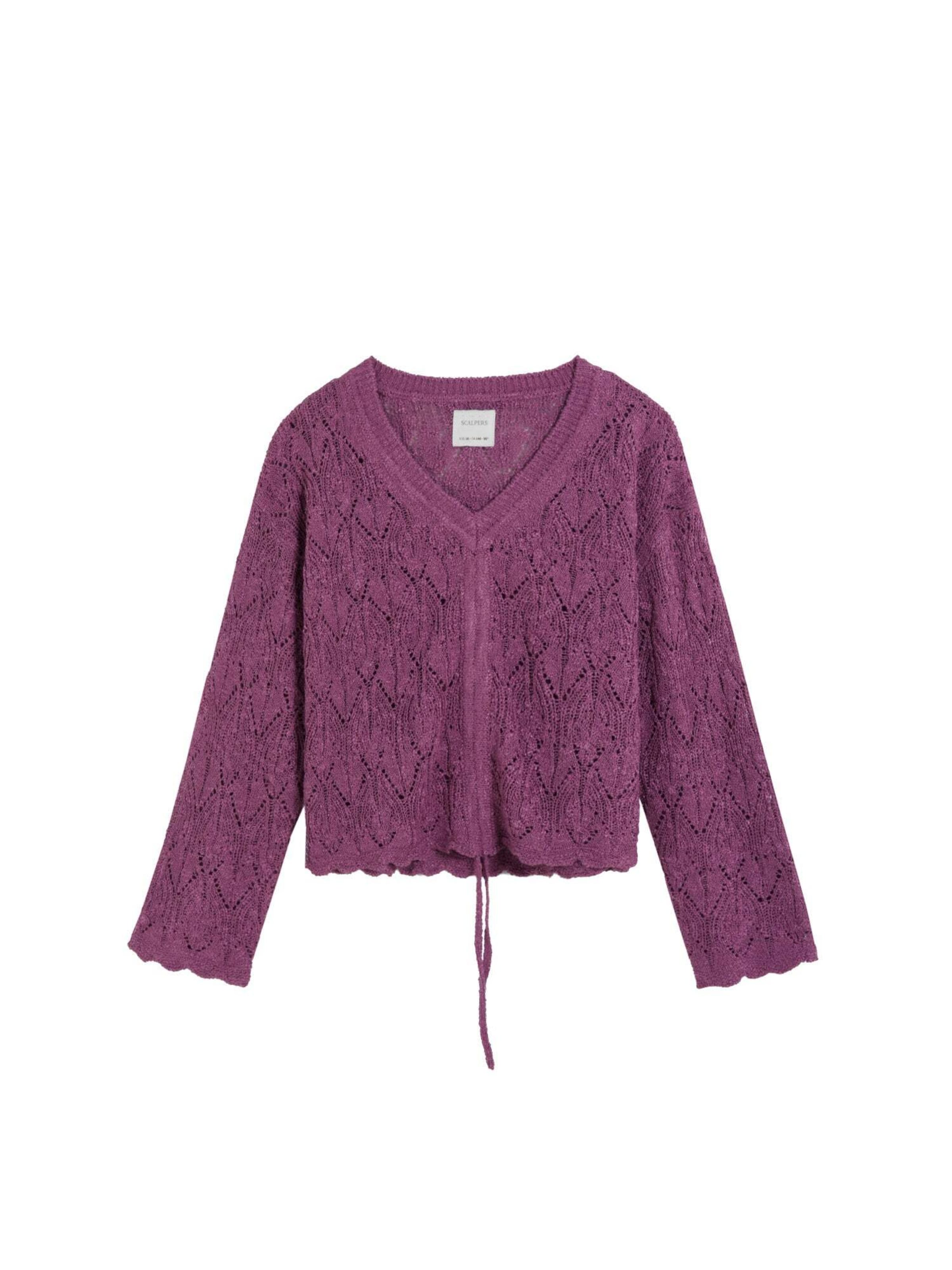 Scalpers Tröja i lila: framsida