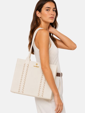 Borsa a spalla 'Ellette 1' di Laura Biagiotti in bianco