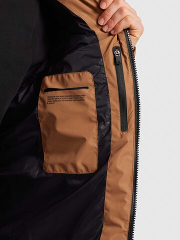 khujo Winter Jacket 'Milow' in Brown