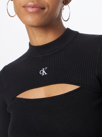 Calvin Klein Jeans Pullover in Schwarz