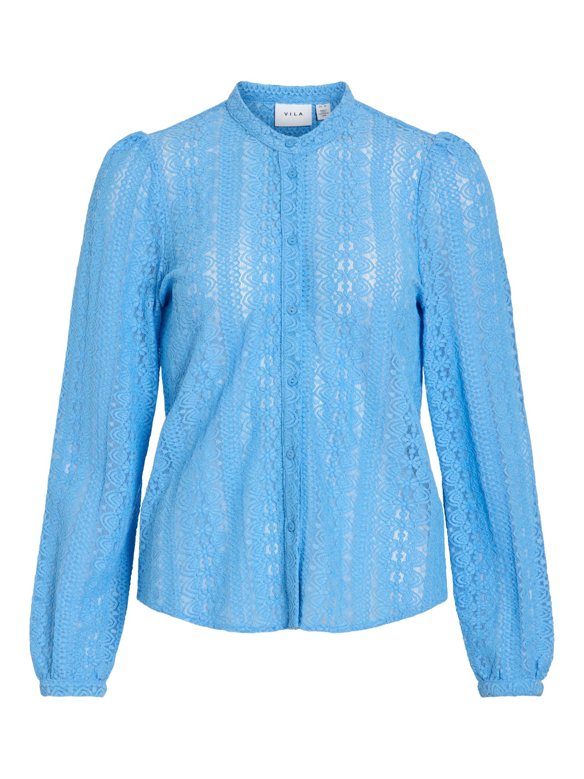 VILA Bluse 'VIChikka' i blå: forside