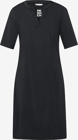 STREET ONE Shirt Dress in Black: front