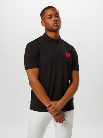 HUGO Poloshirt 'Dereso 212' in Schwarz: Vorderseite