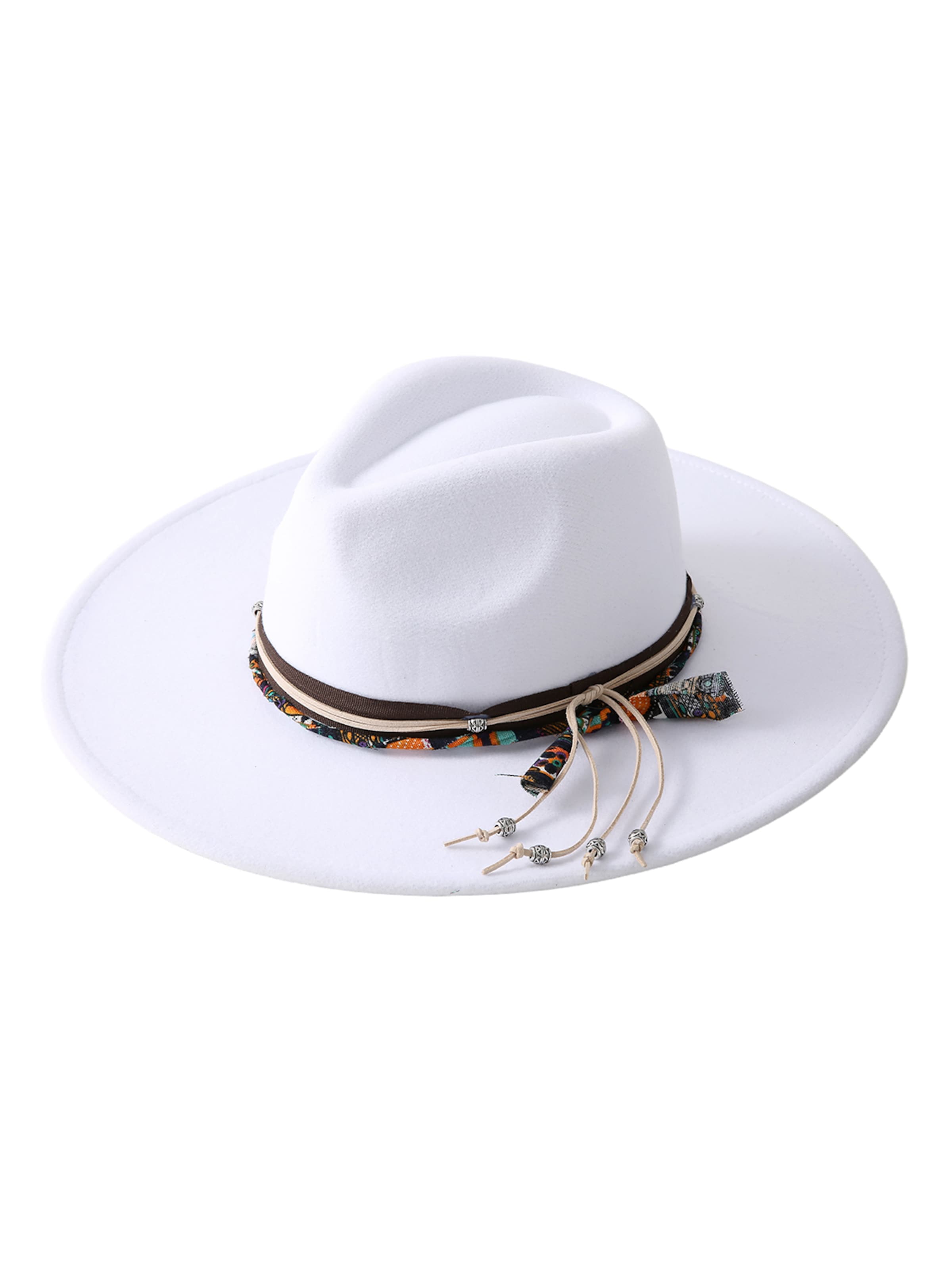Emilie collection Hat 'Fedora' in White: front