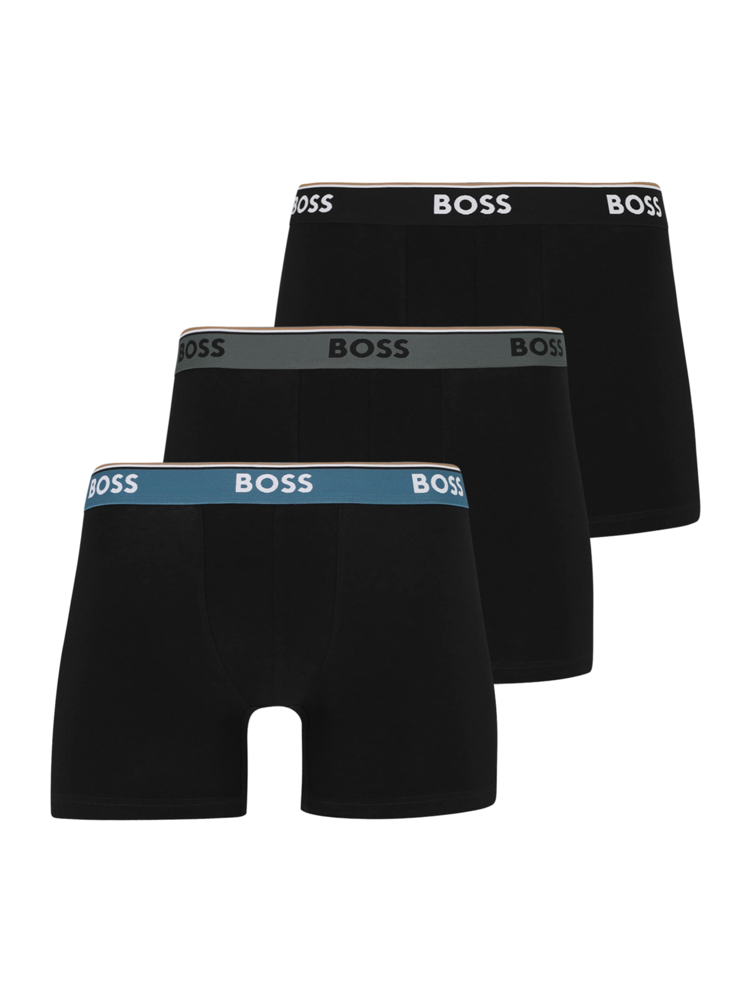 BOSS Bokserishortsit 'Power' värissä sininen: etupuoli