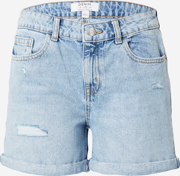 Regular Jeans de la Dorothy Perkins pe albastru: față