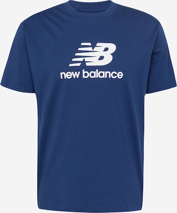 new balance Μπλουζάκι σε μπλε: μπροστά