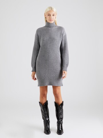 DRYKORN Knitted dress 'JARDANY' in Grey: front