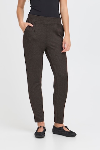 ICHI Tapered Hose in Schwarz