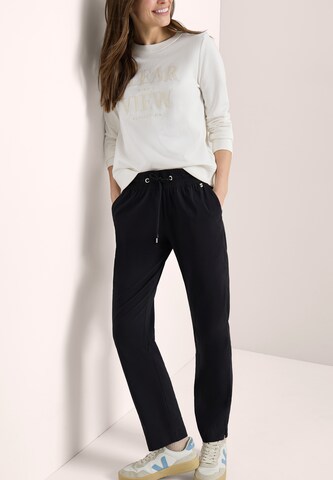 CECIL Tapered Pants 'Tracey' in Black