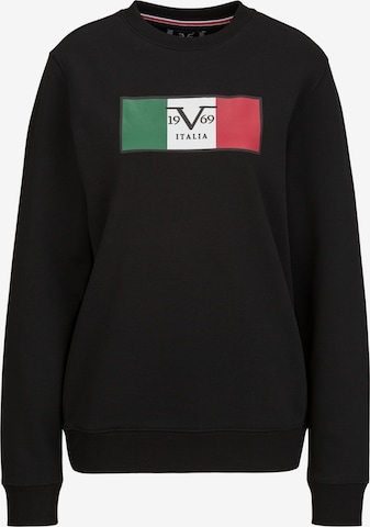 19V69 ITALIA Mikina 'Carrier 5' – zelená: přední strana