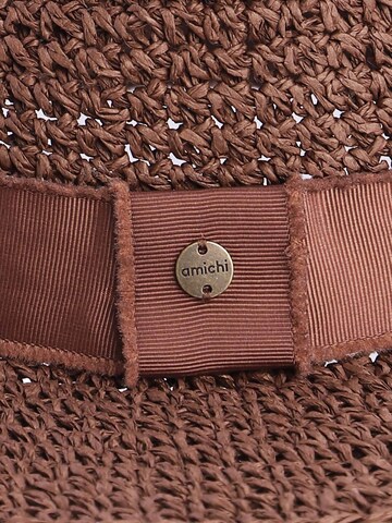 Amichi - Sombrero 'Sombrero para mujer Alania de fibras naturales' en marrón