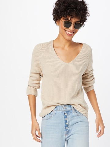 Marc O'Polo Sweater in Beige: front