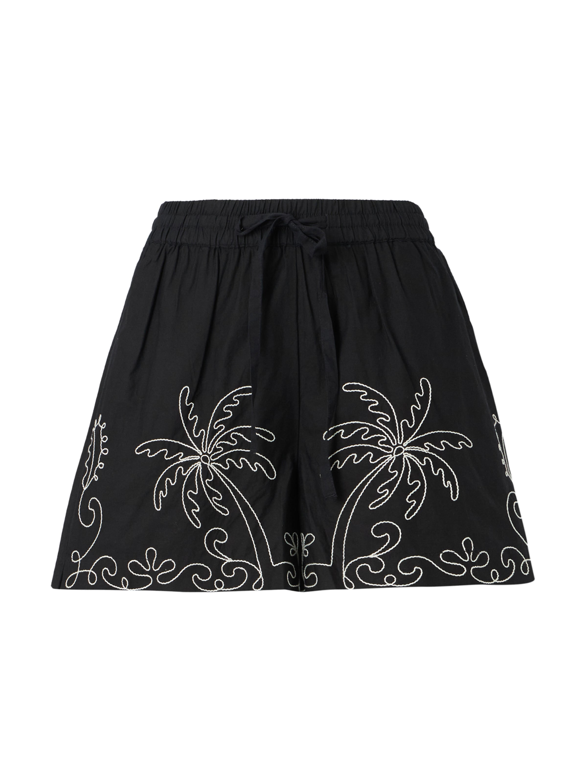 JDY Szabványos Nadrág 'JDYELIZA' - fekete: elől