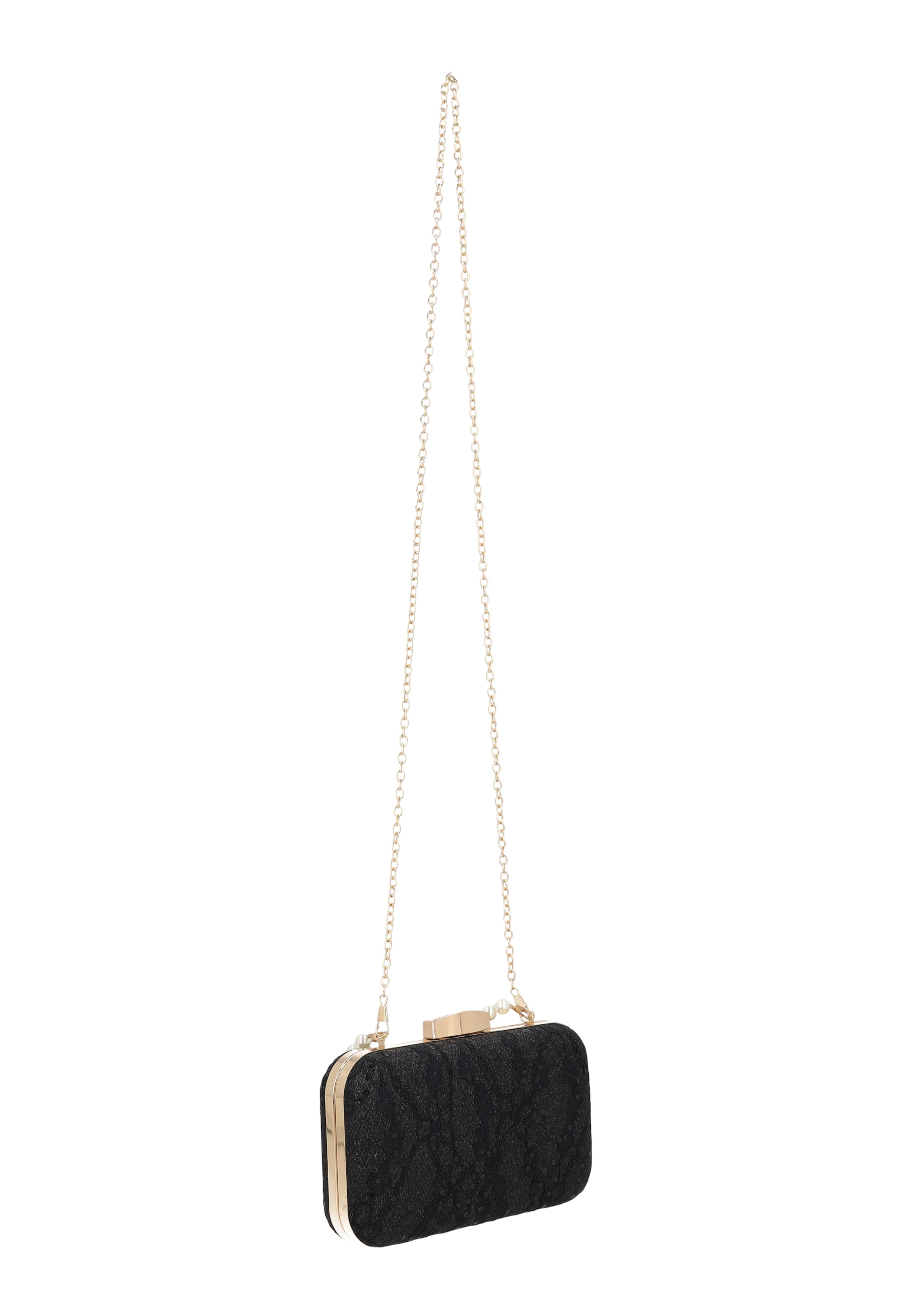faina Clutch in Schwarz