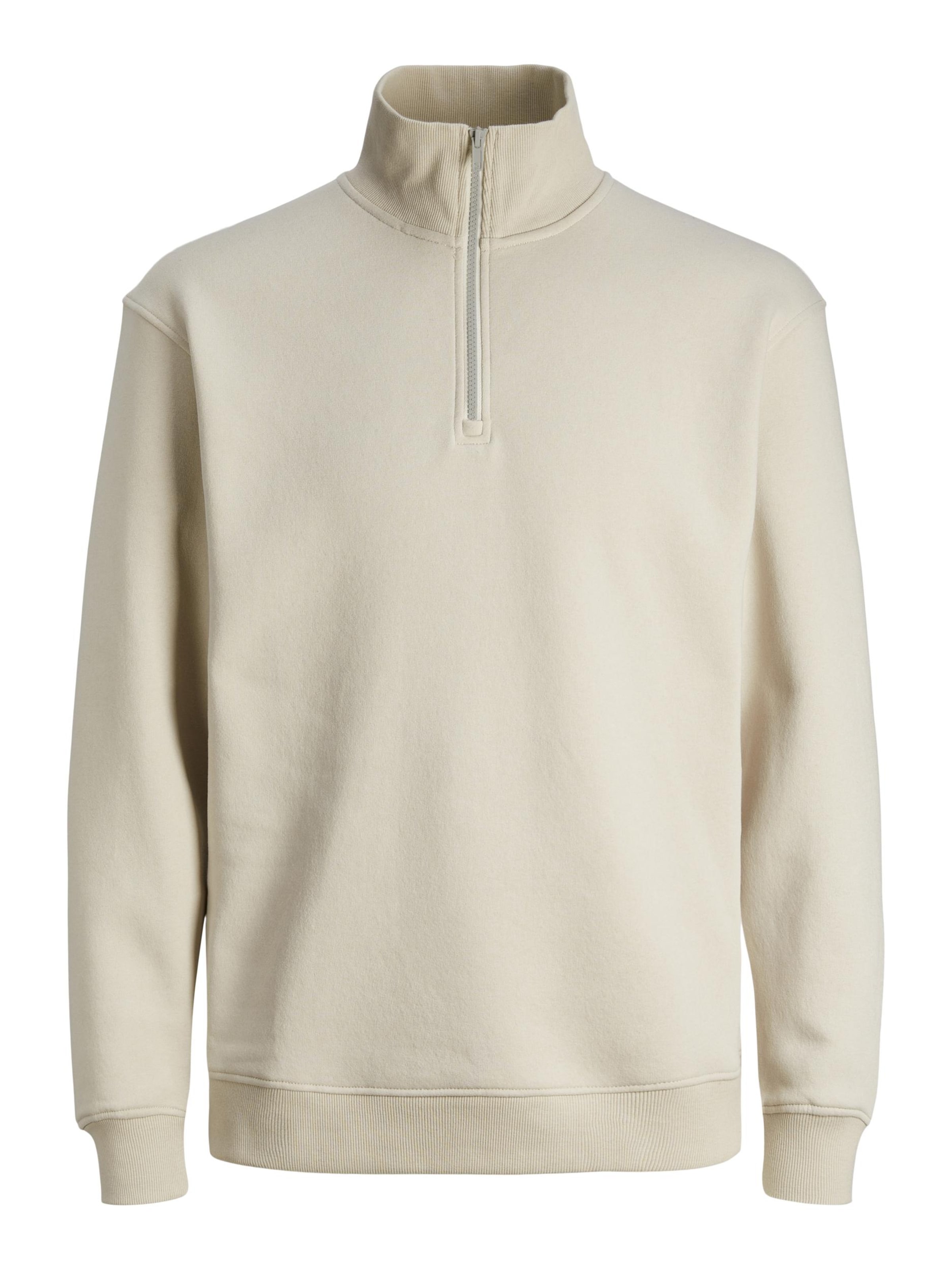 JACK & JONES Sweatshirt 'JJEBradley' in Beige: front