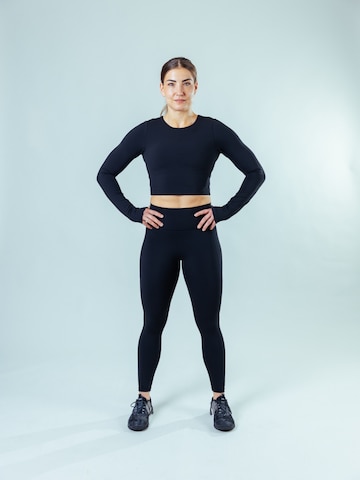 Lifters Sporttop 'Compete' in Zwart: voorkant