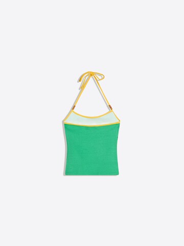 Bershka Top w kolorze zielony