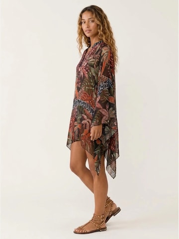 Miss June - Vestido 'Caftan Court Ximena' em preto