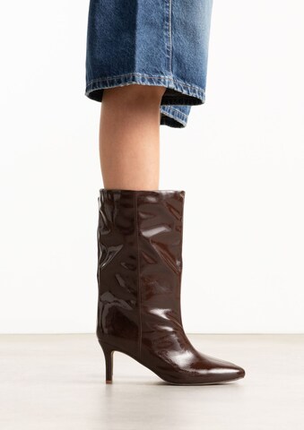 SACHA Enkellaarsjes in Bruin: voorkant