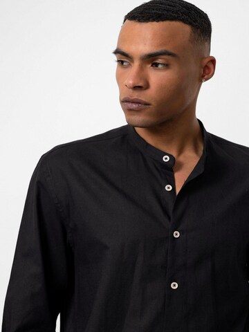 Antioch Regular fit Button Up Shirt in Black