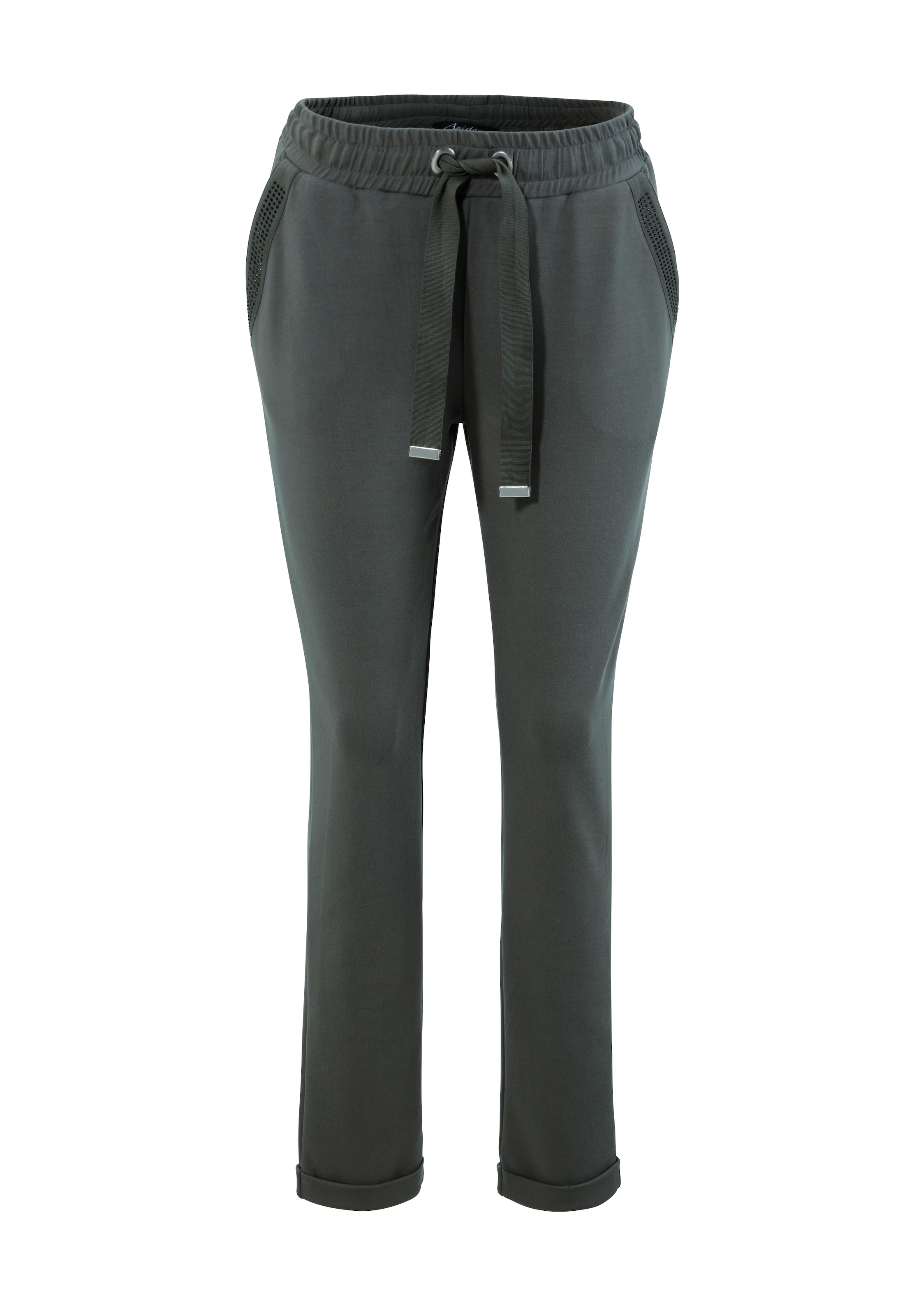 Aniston SELECTED Regular Hose in Grau: Vorderseite