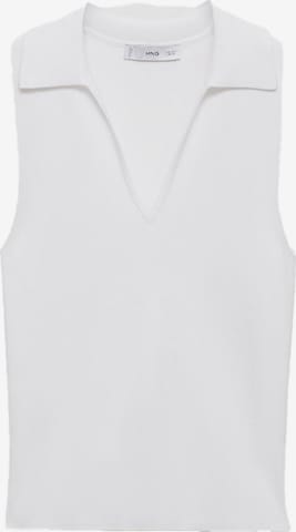 MANGO Knitted top 'MOISO' in Beige: front